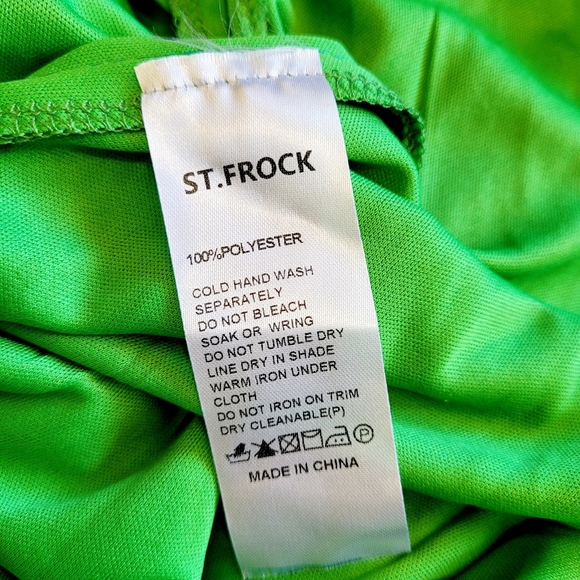 TEABERRY Emerald Green Off Shoulder Dress (s14)NWT - Picture 12 of 14